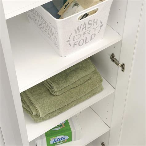 Sauder Homeplus Storage Cabinet In Soft White Nfm