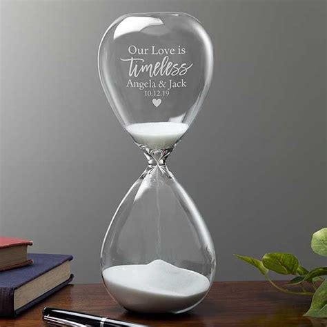 Our Love Is Timeless Personalized Hourglass T Personalized Office