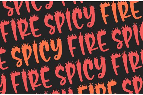 Spicy Fire By Typefar Thehungryjpeg