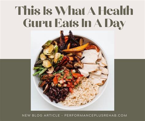 this is what a health guru eats in a day chiropractic and physical therapy in st joseph and