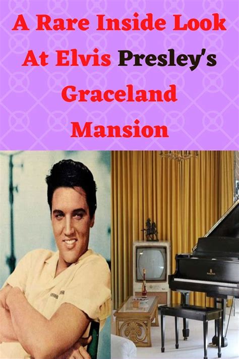 A Rare Inside Look At Elvis Presleys Graceland Mansion Cover Art For The Album