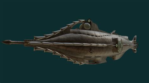 Nautilus Jules Verne 3d Model By Arthalis Dd77a30 Sketchfab