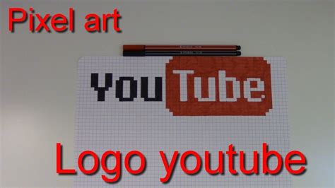 Tuto Logo Youtube En Pixel Art Youtube