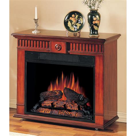 Infrared heat works by heating objects rather than the air. Classic Flame® Strasburg Electric Fireplace - 167654 ...