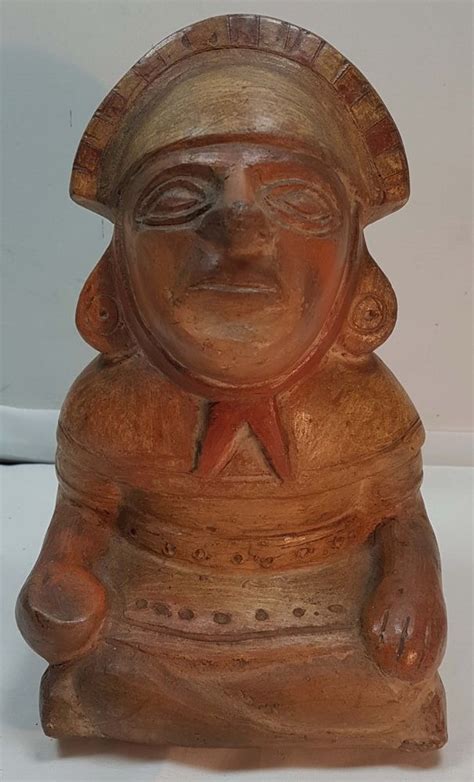 Antique Pre Colombian Culture Lambayeque Sican Peru Pottery Huaco
