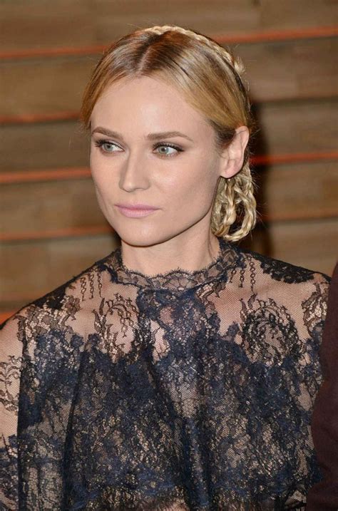 Diane Kruger Wearing Valentino Spring 2015 Cape Dress 2015 Vanity Fair Oscars Party