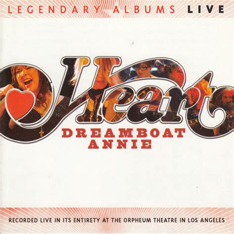 Heart Dreamboat Annie Live 2007 Cd Discogs