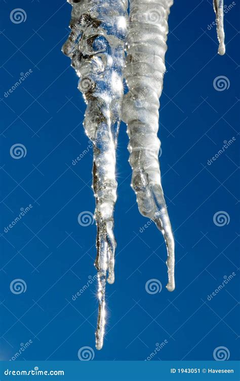 Melting Icicles Stock Image Image Of Weather Roof Abstract 1943051