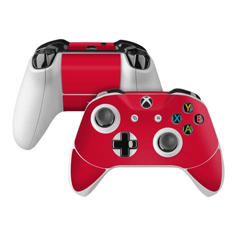 Microsoft Xbox One S Controller Skin Solid State Red By Solid Colors