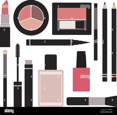 Beauty Cosmetics Makeup Stock Vector Images Alamy