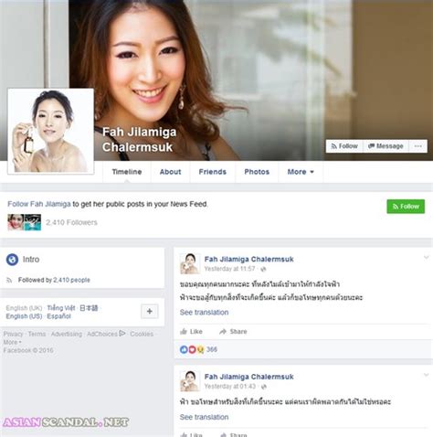Thai Sex Scandal Fah Jilamiga Chalermsuk Brand Beautiful Faces Leaked