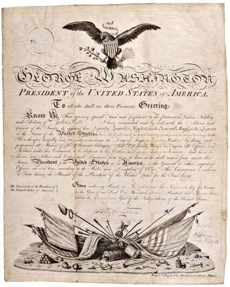 George Washington Document Signed As President 1793 Aug 26 2012