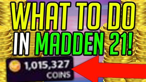 What To Do In Madden 21 Right Now Best Coin Making Methods And Mut