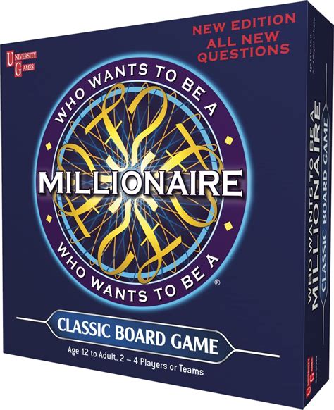 Classic 1 Pack Who Wants To Be A Millionaire Classic Board Game