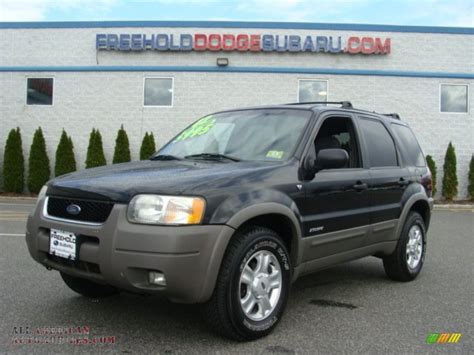 2002 Ford Escape Xlt V6 4wd In Black Clearcoat Photo 5 D64625 All