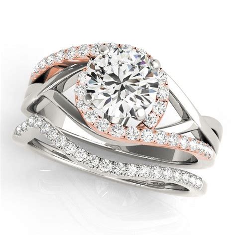This Romantic Ring Features 1 4 Ctw Of Radiant Diamonds That Extend