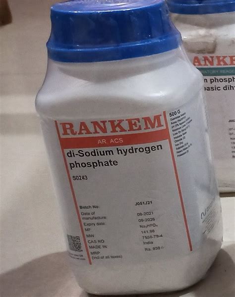 Di Sodium Hydrogen Phosphate 500gm Bottle At Best Price In Vapi ID