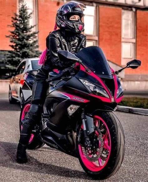 Pink Motorcycle Futuristic Motorcycle Motorbike Girl Pretty Bike
