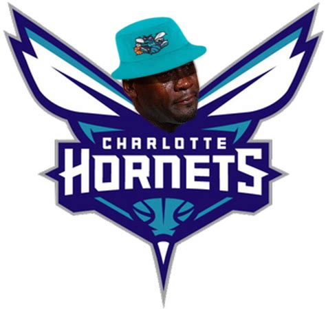 Charlotte Hornets Logo Crying Michael Jordan Know Your Meme