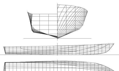 Lines Plan Of The Parent Hull Form Of The Ntua Systematic Series The
