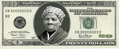 Harriet Tubman On The Twenty Dollar Bill El Estoque