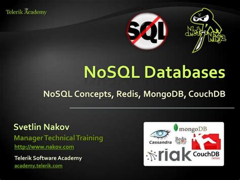 Nosdb is extremely fast and linearly scalable and allows your.net applications to handle extreme transaction loads (xtp). PPT - NoSQL Databases PowerPoint Presentation, free ...
