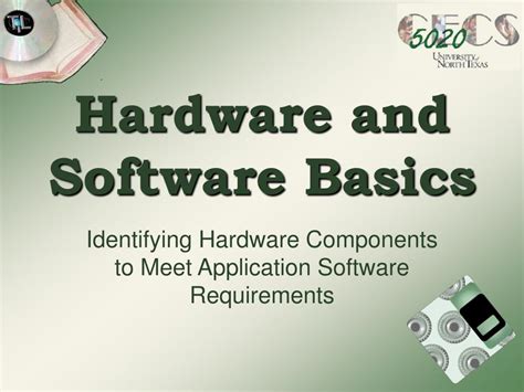 Ppt Hardware And Software Basics Powerpoint Presentation Free