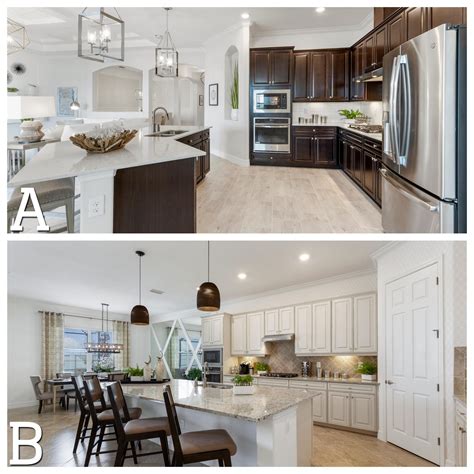 Ultracraft cabinetry is a us manufacturer of frameless cabinetry providing a contemporary european look with full access to the cabinet interior and additional drawer box capacity. Dark cabinets or WHITE? Which one looks just right!? | Open concept kitchen, Great rooms, Home