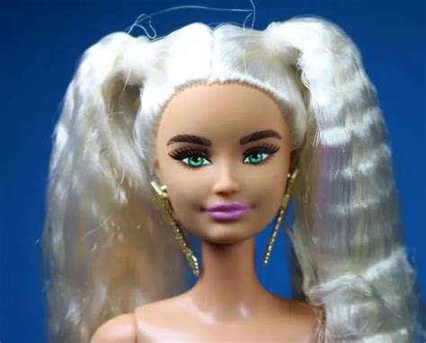 BARBIE NUDE BLOND Mattel Model Collector Doll Happy PicClick UK