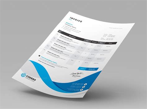 Professional Invoice Templates · Graphic Yard Graphic Templates Store