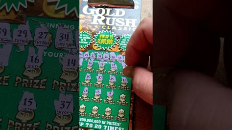 20 Gold Rush Florida Lottery Youtube