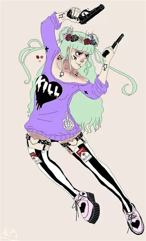 120 Best Pastel Goth Chibi Images On Pinterest