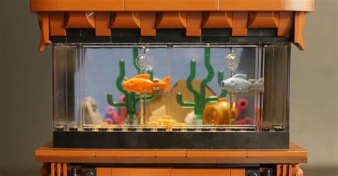 A Little Aquarium Comes To Life As These Lego Fish Really Move Video