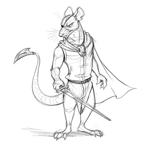 Cluny The Scourge Sketch Redwall By Temiree On Deviantart