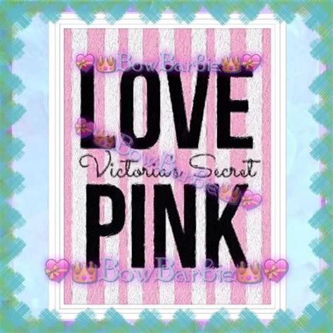 🌸💜love Pink Victorias Secret Art Print 💜🌸 🌸💜 Love Pink Pink