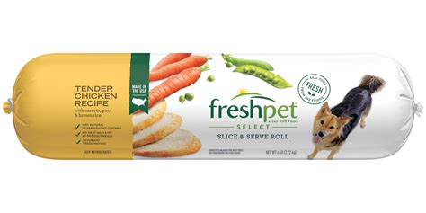 Freshpet Healthy And Natural Dog Food Fresh Chicken Roll 6lb