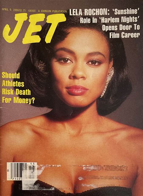 Jet April 9 1990 Lela Rochon Sunshine Role In Harlem Nights