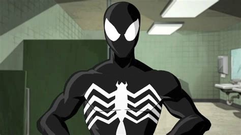Ultimate Spider Man Symbiote Spider Man Black Spiderman Marvel Spiderman Marvel Dc Marvel