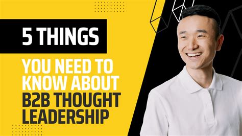 5 Things You Need To Know About B2b Thought Leadership Lumen5