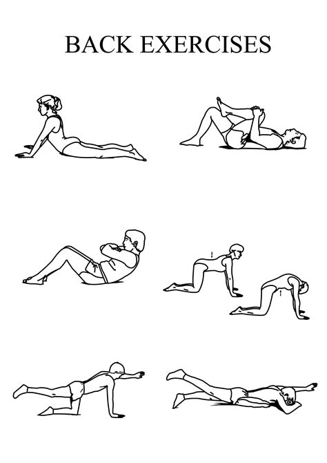 Printable Sciatica Exercises Customize And Print