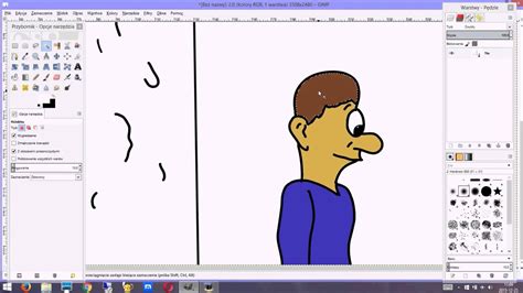 Jak ładnie rysować w programie GIMP część 2? - YouTube