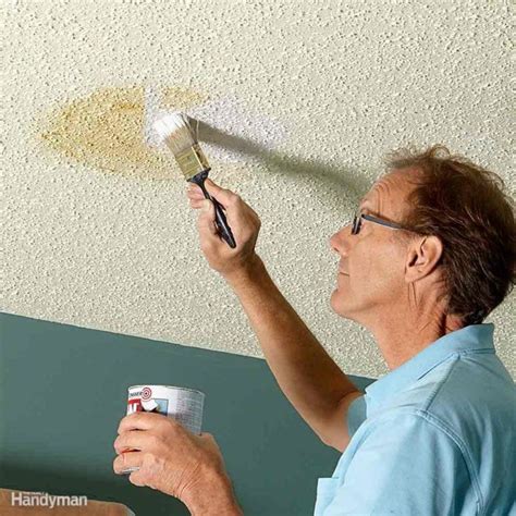 Use A Stain Blocking Primer To Cover Flaws Textured Ceiling Paint Best
