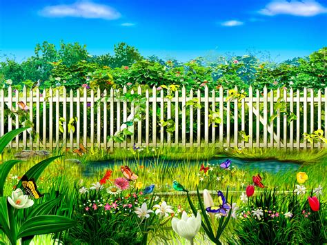 Free Download Flower Garden Desktop Wallpaper 1600x1200 For Your