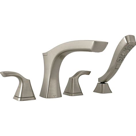 Shower accessories and parts (1082). Delta Tesla 2-Handle Deck-Mount Roman Tub Faucet Trim Kit ...