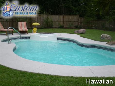 Hawaiian Pools With Spa Fiberglass Pools And Spas