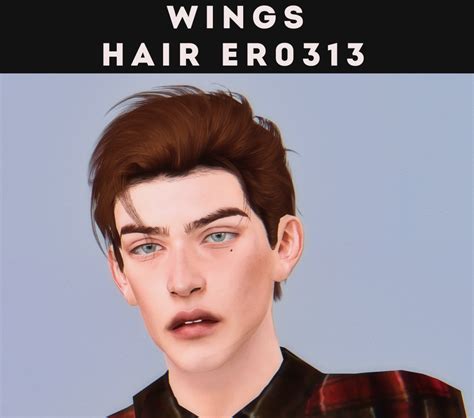 Sims 3 Cc Finds Rollo Rolls Wings Hair Er0313 Slicked Back