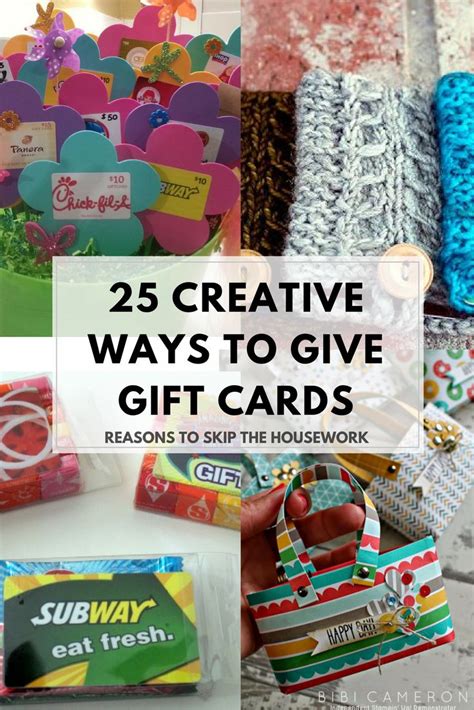 Several Different Ways To Give T Cards With The Words 25 Creative