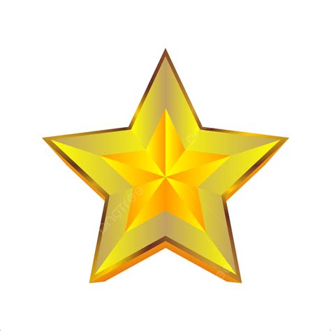 Five Point Star Clipart Png Images Yellow Five Pointed Star