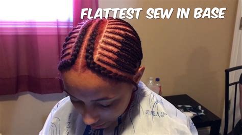 49 Middle Part Sew In With Leave Out Braid Pattern Jolashamha