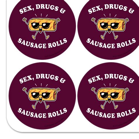 Sex Drugs And Sausage Rolls Funny Humor Planner Calendar Scrapbooking